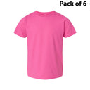RADYAN® Toddler Fine Jersey Crewneck Short Sleeve Tee