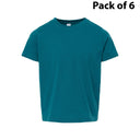 RADYAN® Toddler Fine Jersey Crewneck Short Sleeve Tee