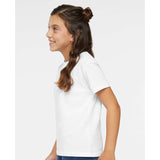 RADYAN® Youth 100% Cotton Jersey Crewneck Short Sleeve T-Shirt - 3301J