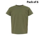 RADYAN® Toddler Fine Jersey Crewneck Short Sleeve Tee