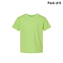 RADYAN® Youth 100% Cotton Jersey Crewneck Short Sleeve T-Shirt - 3301J