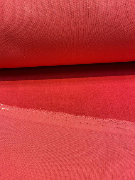 Memorable Velour Cotton Velvet Fabric - Cherry Red, FR, 54" Width, 25 Oz (1 Yard)