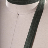 3 Yards 5/8" Dark Army Green Fold Over Elastic Face Mask Trim