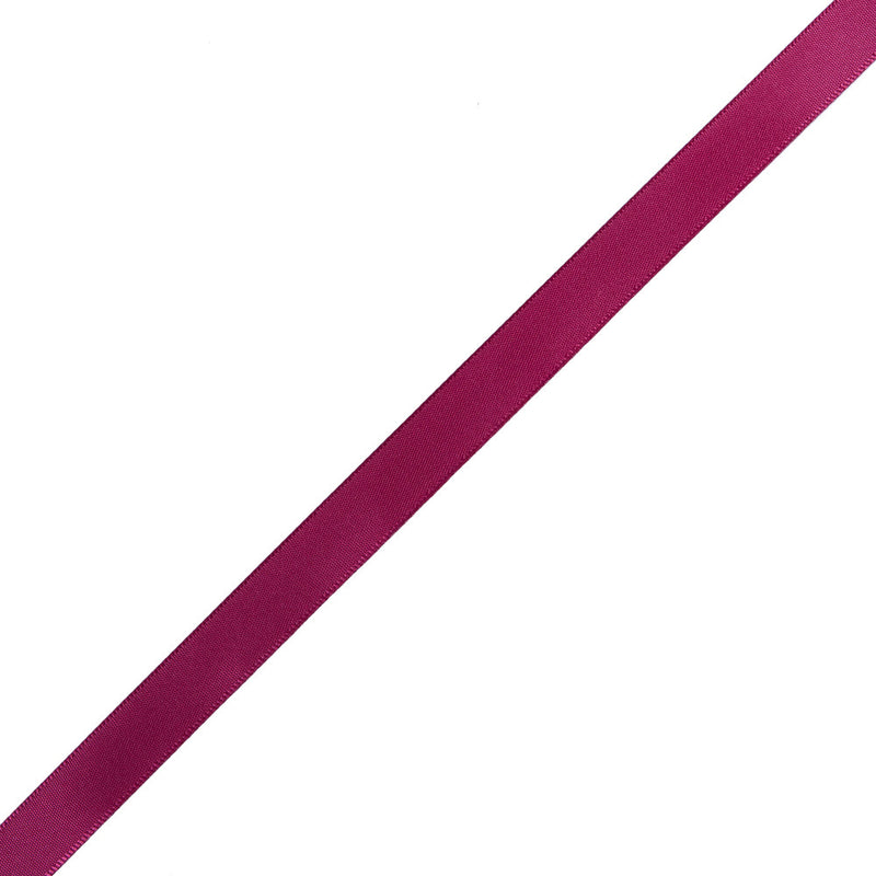 1/2" Wine Single Face Satin Ribbon