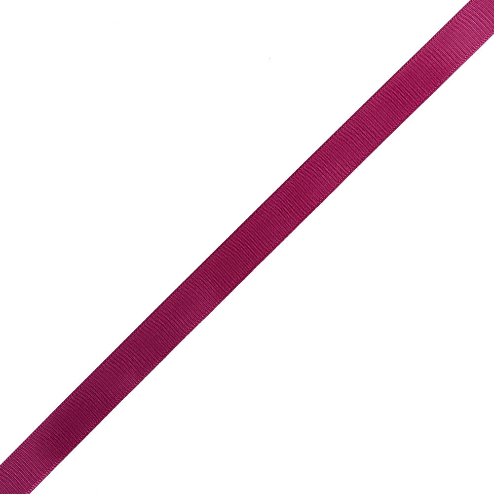 1/2" Wine Single Face Satin Ribbon