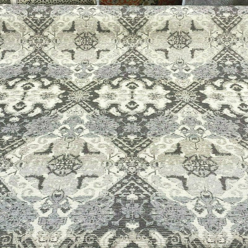 Woven Narrative Shadow Gray P Kaufmann Polyester Rayon Upholstery Fabric - Shadow Gray Woven Pattern, 56" Width (1 Yard)