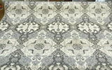 Woven Narrative Shadow Gray P Kaufmann Polyester Rayon Upholstery Fabric - Shadow Gray Woven Pattern, 56" Width (1 Yard)