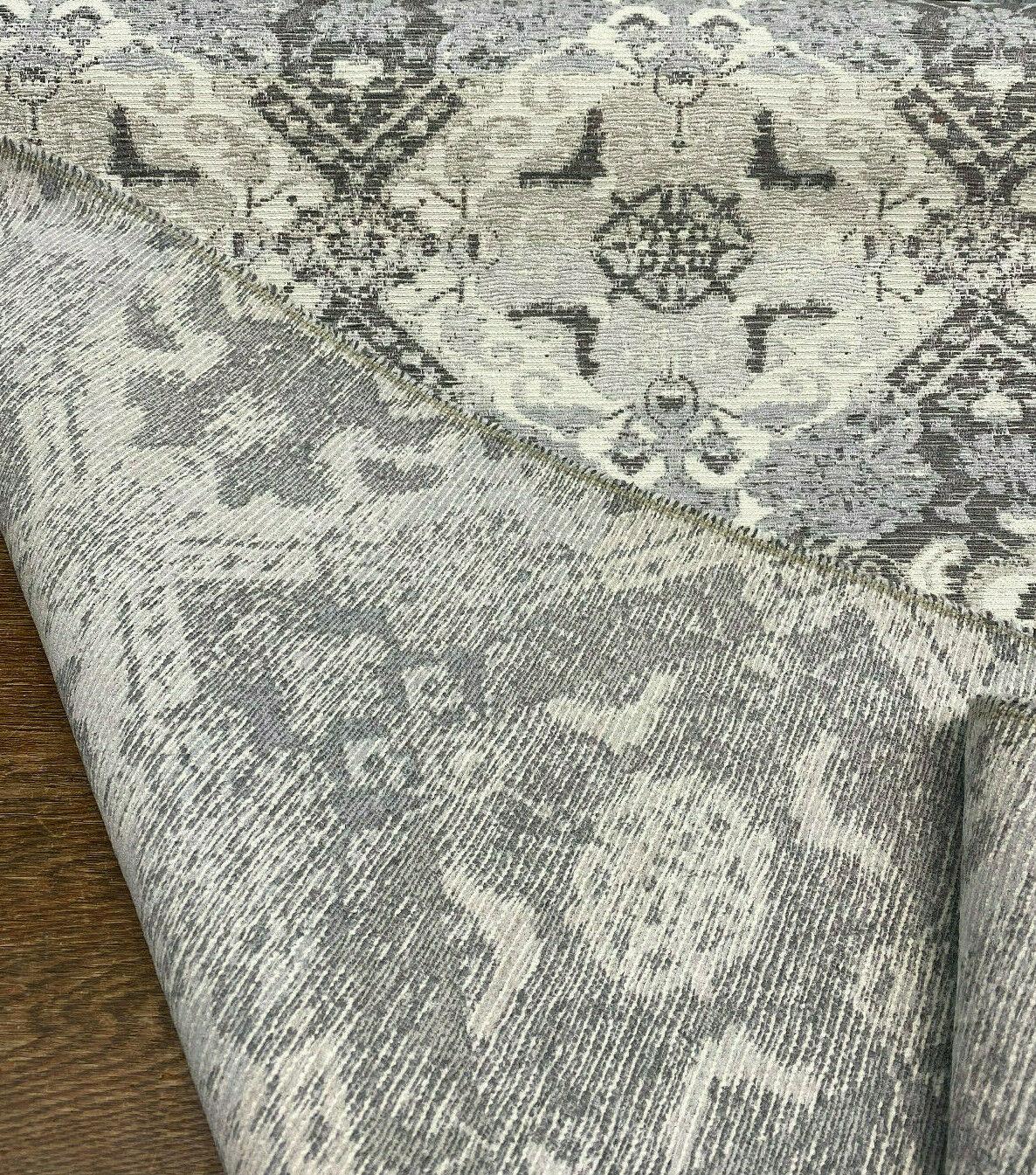 Woven Narrative Shadow Gray P Kaufmann Polyester Rayon Upholstery Fabric - Shadow Gray Woven Pattern, 56" Width (1 Yard)