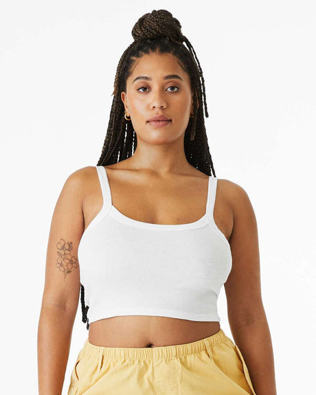 BELLA + CANVAS® Women's Micro Rib Spaghetti Strap Tank Top