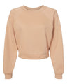 BELLA + CANVAS® Women's Raglan Long Sleeve Pullover Fleece