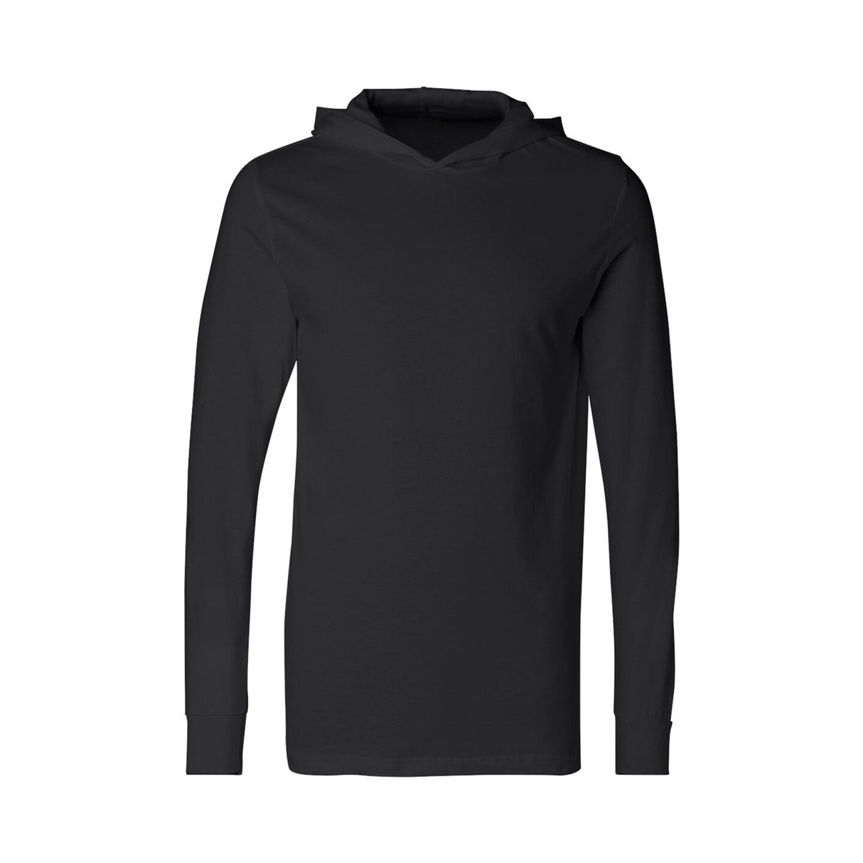 BELLA + CANVAS® Jersey Hooded Long Sleeve Tee