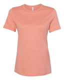 BELLA + CANVAS® Women's Relaxed Fit Heather CVC Crewneck Tee