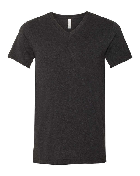BELLA + CANVAS® Heather CVC Short Sleeve V-Neck Tee