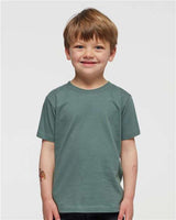 RADYAN® Toddler Fine Crewneck Short Sleeve Jersey Tee - 3321
