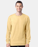 Hanes® Unisex Garment-Dyed Long Sleeve T-Shirt