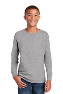 Gildan Youth Heavy Cotton Long Sleeve Crew-Neck T-Shirt – Soft Cotton Tee