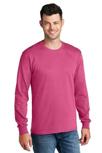 Port & Company® Crewneck Long Sleeve Core Cotton Tee