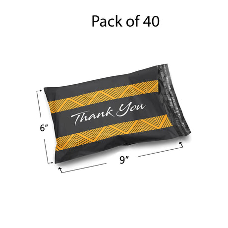 Poly Mailer Envelopes 6" x 9" Multi Design Weight 0.25 to 1 pound