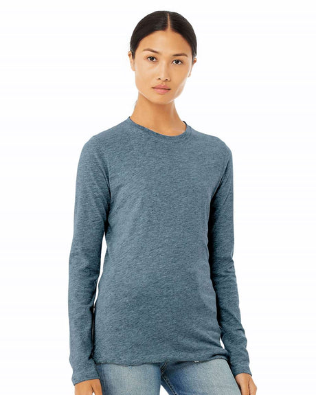 BELLA + CANVAS® Women’s Jersey Crewneck Long Sleeve Tee