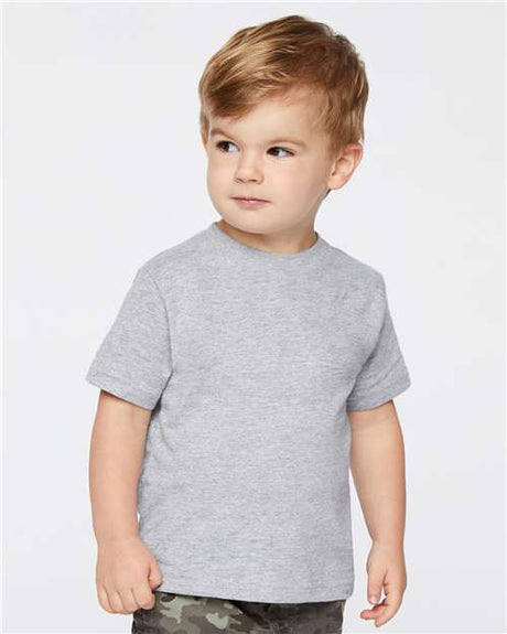 Rabbit Skins® Toddler Fine Crewneck Short Sleeve Jersey Tee - 3321