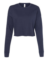 BELLA + CANVAS® Women's Crop Crew Fleece Lightweight Sweatshirt for Everyday Outfit