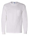 Gildan® Ultra Cotton Long Sleeve Crewneck Pocket T-Shirt - 2410