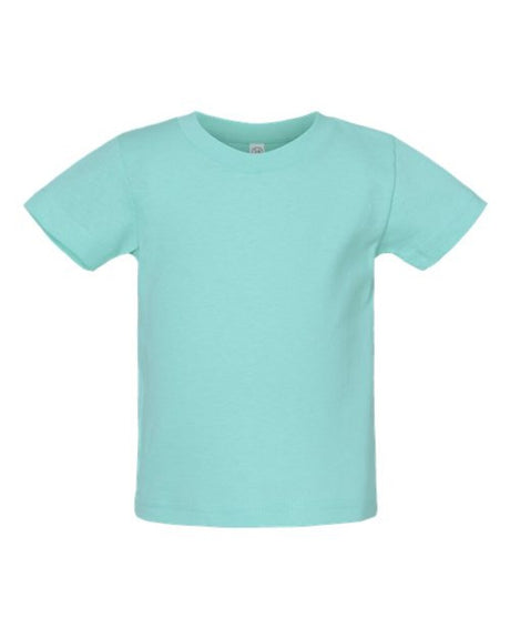 RADYAN® Infant Crew Short Sleeve Cotton Jersey Tee