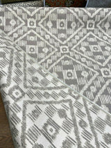 Covington SD Block Island Ikat Gray Dolphin Outdoor Fabric - Gray Dolphin Ikat, 58" Width (1 Yard)