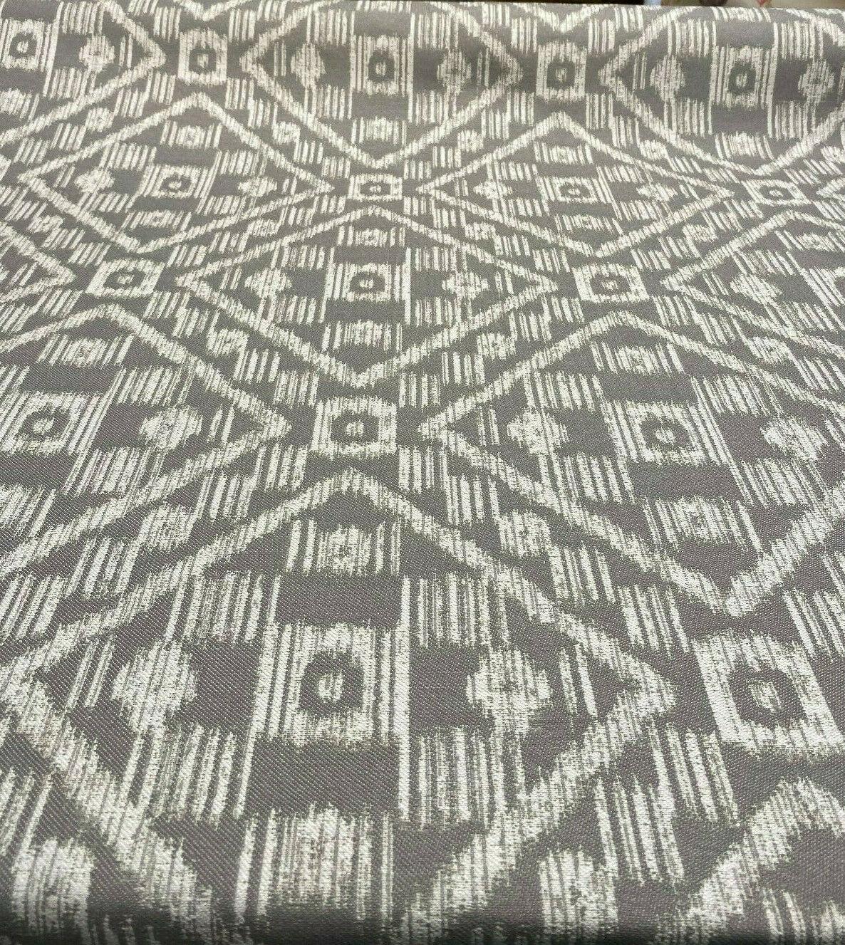Covington SD Block Island Ikat Gray Dolphin Outdoor Fabric - Gray Dolphin Ikat, 58" Width (1 Yard)