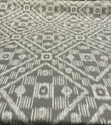Covington SD Block Island Ikat Gray Dolphin Outdoor Fabric - Gray Dolphin Ikat, 58" Width (1 Yard)