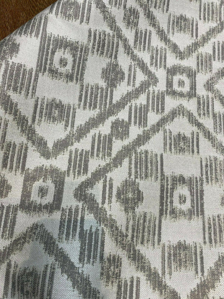 Covington SD Block Island Ikat Gray Dolphin Outdoor Fabric - Gray Dolphin Ikat, 58" Width (1 Yard)