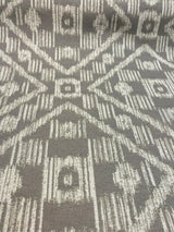 Covington SD Block Island Ikat Gray Dolphin Outdoor Fabric - Gray Dolphin Ikat, 58" Width (1 Yard)