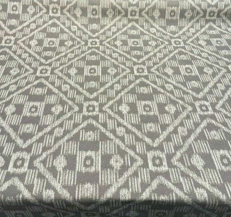 Covington SD Block Island Ikat Gray Dolphin Outdoor Fabric - Gray Dolphin Ikat, 58" Width (1 Yard)