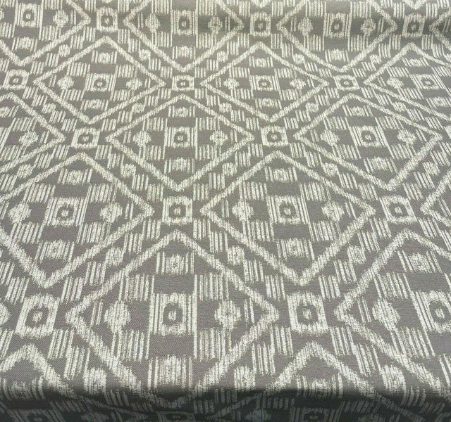 Covington SD Block Island Ikat Gray Dolphin Outdoor Fabric - Gray Dolphin Ikat, 58" Width (1 Yard)