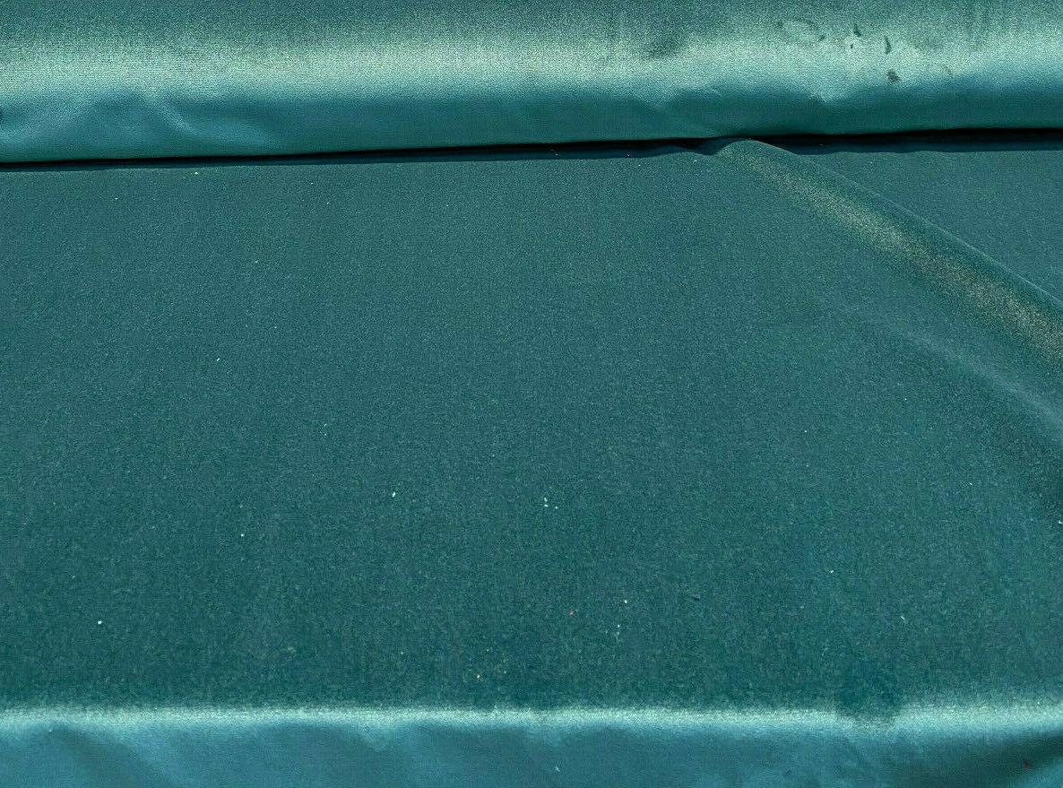 Prestige Green Velour Drapery Fabric - Green, Napped Woven, 54" Width (By The Yard)