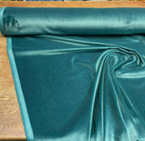 Prestige Green Velour Drapery Fabric - Green, Napped Woven, 54" Width (By The Yard)