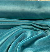 Prestige Green Velour Drapery Fabric - Green, Napped Woven, 54" Width (By The Yard)