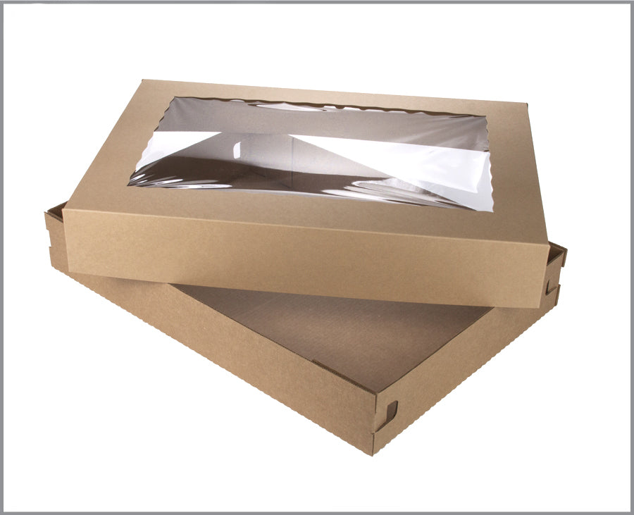 Full Sheet BOX with WINDOW LID SET 26" x 18" x 4" HEAVY DUTY