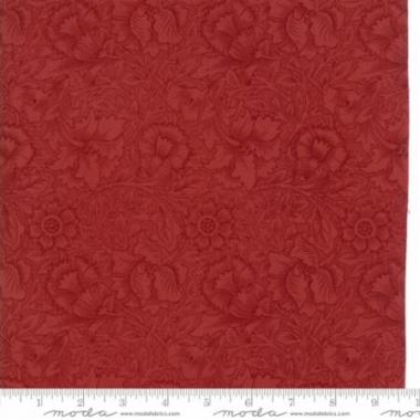 Quilting Cotton William Morris 2017 Poppy Garnet Moda