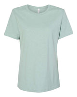BELLA + CANVAS® Women's Relaxed Fit Heather CVC Crewneck Tee
