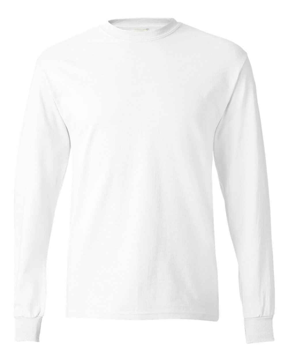Hanes® Authentic Crewneck Long Sleeve T-Shirt