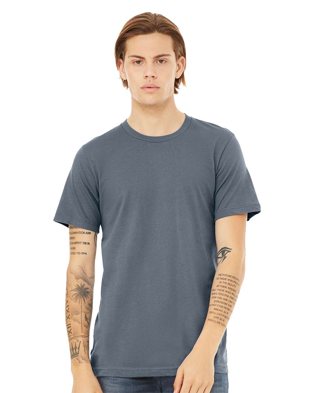 BELLA + CANVAS® Men’s Premium Jersey Crewneck Short Sleeve Tee for Everyday Wear