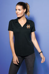 Sport-Tek® Women's PosiCharge Tri-Blend Wicking Collared Short Sleeve Polo