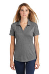 Sport-Tek® Women's PosiCharge Tri-Blend Wicking Collared Short Sleeve Polo