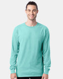 Hanes® Unisex Garment-Dyed Long Sleeve T-Shirt