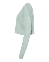 BELLA + CANVAS® Women's Crop Crew Fleece Lightweight Sweatshirt for Everyday Outfit