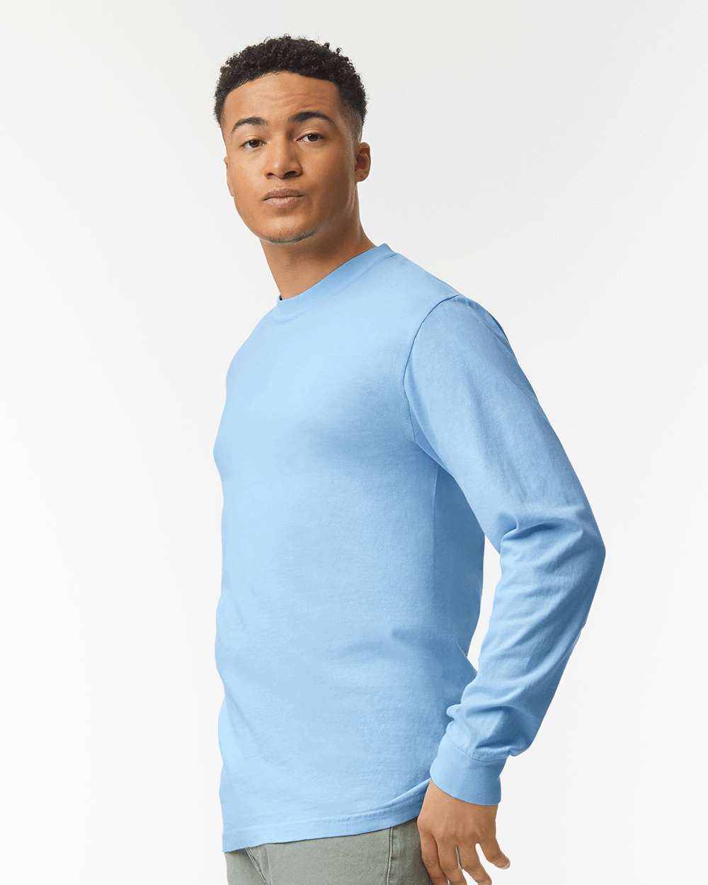 Comfort Colors® Garment-Dyed Heavyweight Crewneck Long Sleeve T-Shirt