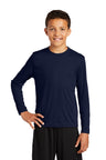 Sport-Tek® Crewneck Long Sleeve T-Shirt for Youth