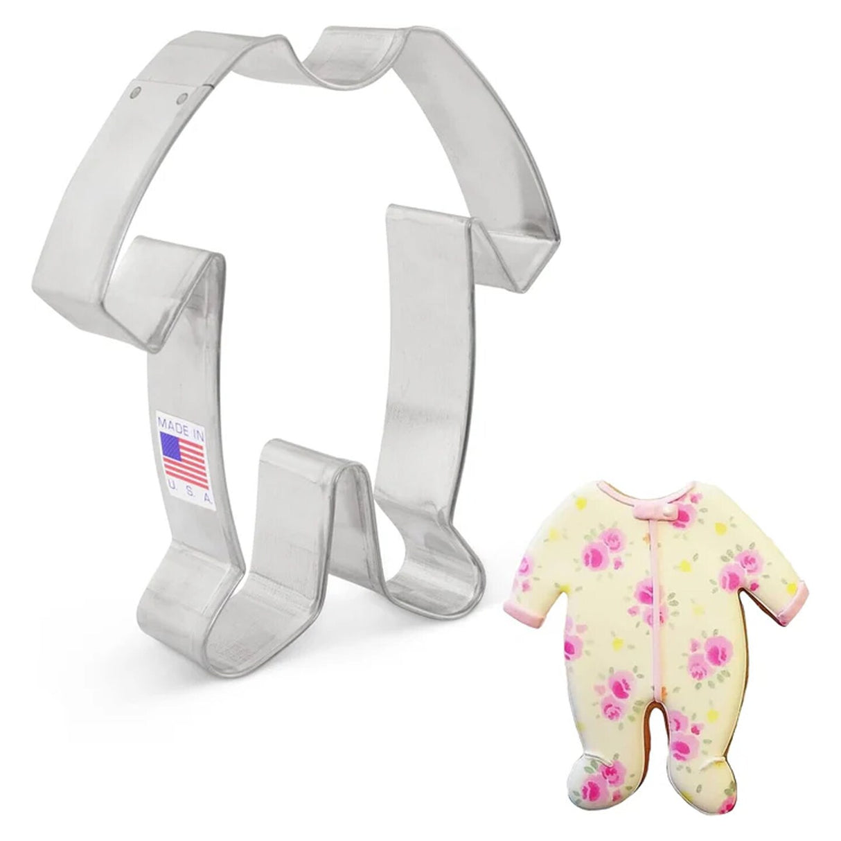 Ann Clark Baby Footie Pajamas PJs Cookie Cutter, 4.5"