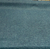 Sampson Ocean Peacock Blue Chenille Performance Upholstery Fabric - Blue Green Tweed Mix, 58" Width (1 Yard)